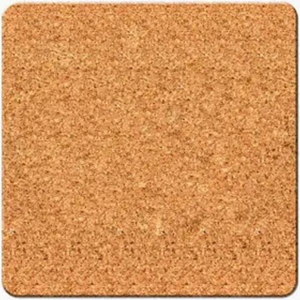 4" Cork Square 6 Coaster Set  Thumbnail