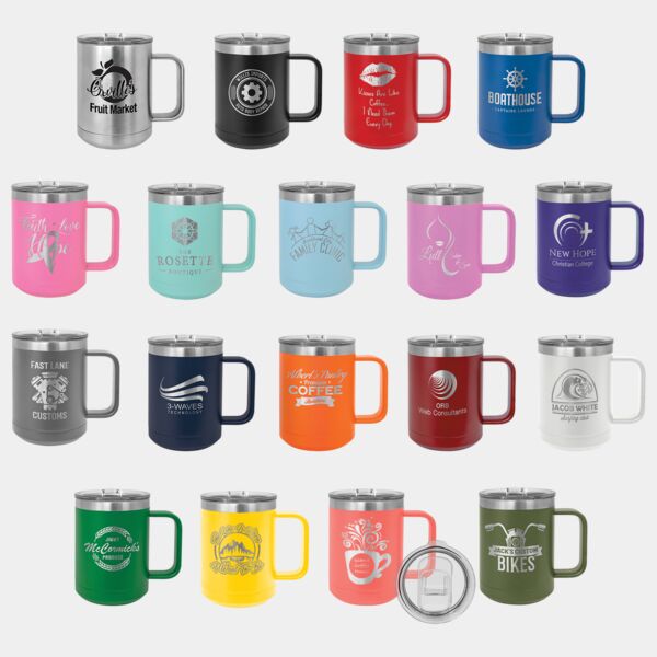 Premium Polar Camel 15oz Travel Mug - 12 Pack Thumbnail