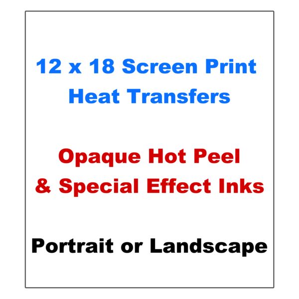 12x18 Screen Print Transfer Thumbnail