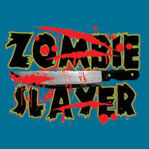 Zombie Slayer - Ladies V-Neck T Design