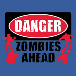 Zombies Ahead - Adult Fan Favorite Hooded Sweatshirt Design