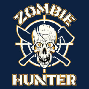 Zombie Hunter - Ladies V-Neck T Design