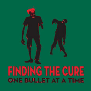 Finding The Cure - Ladies V-Neck T Design